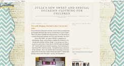 Desktop Screenshot of juliassewsweetandspecial.blogspot.com