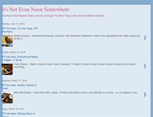 Tablet Screenshot of itsnotevennoonsomewhere.blogspot.com