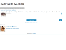 Tablet Screenshot of garotasdecalcinha.blogspot.com