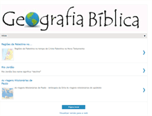 Tablet Screenshot of geobiblica.blogspot.com