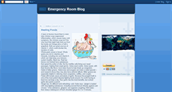 Desktop Screenshot of emergencyroomblog.blogspot.com