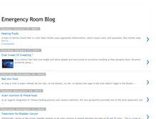 Tablet Screenshot of emergencyroomblog.blogspot.com