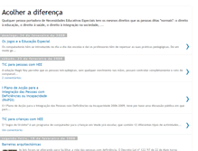 Tablet Screenshot of acolheradiferenca.blogspot.com