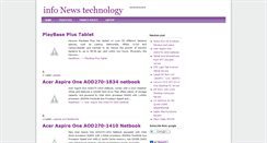 Desktop Screenshot of infotehnology.blogspot.com