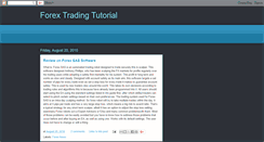 Desktop Screenshot of forex-tradingtutorial.blogspot.com