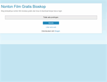 Tablet Screenshot of nontonfilmgratisbioskop.blogspot.com