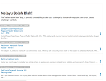 Tablet Screenshot of melayu-boleh-blah.blogspot.com