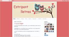 Desktop Screenshot of estripantlletres.blogspot.com