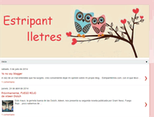 Tablet Screenshot of estripantlletres.blogspot.com