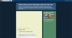 Desktop Screenshot of geldverdienendurchwerbungsehen.blogspot.com