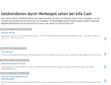 Tablet Screenshot of geldverdienendurchwerbungsehen.blogspot.com