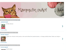 Tablet Screenshot of mammutinpuikot.blogspot.com