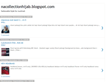 Tablet Screenshot of nacollectionhijab.blogspot.com