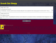 Tablet Screenshot of knockoutsleepy.blogspot.com