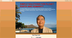 Desktop Screenshot of planetearthandhumanity.blogspot.com