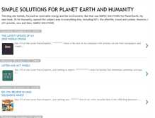 Tablet Screenshot of planetearthandhumanity.blogspot.com