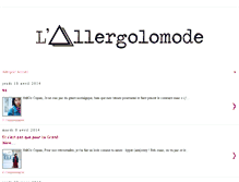 Tablet Screenshot of allergolomode.blogspot.com