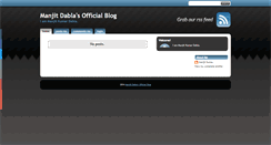 Desktop Screenshot of manjitdabla.blogspot.com