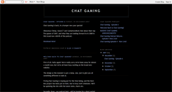 Desktop Screenshot of chat-gaming.blogspot.com