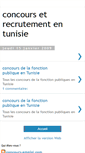 Mobile Screenshot of concours-emploi.blogspot.com