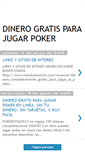 Mobile Screenshot of dinero-gratis-poker.blogspot.com