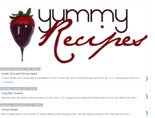 Tablet Screenshot of lauritzensyummyrecipes.blogspot.com