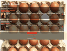 Tablet Screenshot of foodieinfinland.blogspot.com