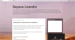 Desktop Screenshot of dayanaleandro.blogspot.com