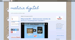 Desktop Screenshot of maliciadigital.blogspot.com