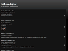 Tablet Screenshot of maliciadigital.blogspot.com
