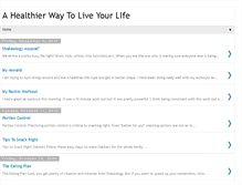 Tablet Screenshot of ahealthierwaytoliveyourlife.blogspot.com