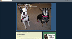 Desktop Screenshot of mysecondhanddogs.blogspot.com