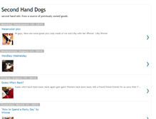 Tablet Screenshot of mysecondhanddogs.blogspot.com