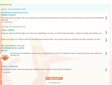 Tablet Screenshot of meditacionblog.blogspot.com