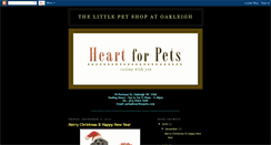 Desktop Screenshot of heartforpets.blogspot.com