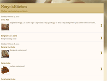 Tablet Screenshot of norynskitchen.blogspot.com