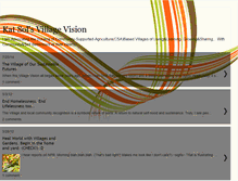 Tablet Screenshot of myvillagevision.blogspot.com