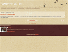 Tablet Screenshot of comunitarialey.blogspot.com