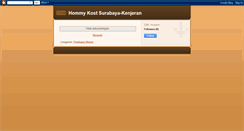 Desktop Screenshot of hommy-kost-surabaya-kenjeran.blogspot.com