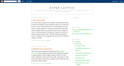 Desktop Screenshot of a-superlattice.blogspot.com