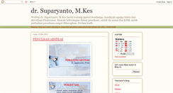 Desktop Screenshot of dr-suparyanto.blogspot.com