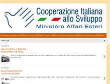 Tablet Screenshot of italiancooperationnairobi.blogspot.com