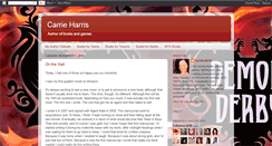 Desktop Screenshot of carrieharrisbooks.blogspot.com