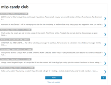 Tablet Screenshot of miss-candy-club.blogspot.com