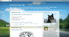 Desktop Screenshot of johnniesdogtalk.blogspot.com