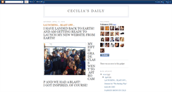 Desktop Screenshot of ceciliacassini.blogspot.com