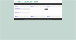 Desktop Screenshot of catholicmonarchist.blogspot.com