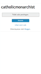 Mobile Screenshot of catholicmonarchist.blogspot.com