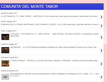 Tablet Screenshot of comunitadelmontetabor.blogspot.com