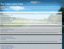 Tablet Screenshot of porcubaparacuba.blogspot.com